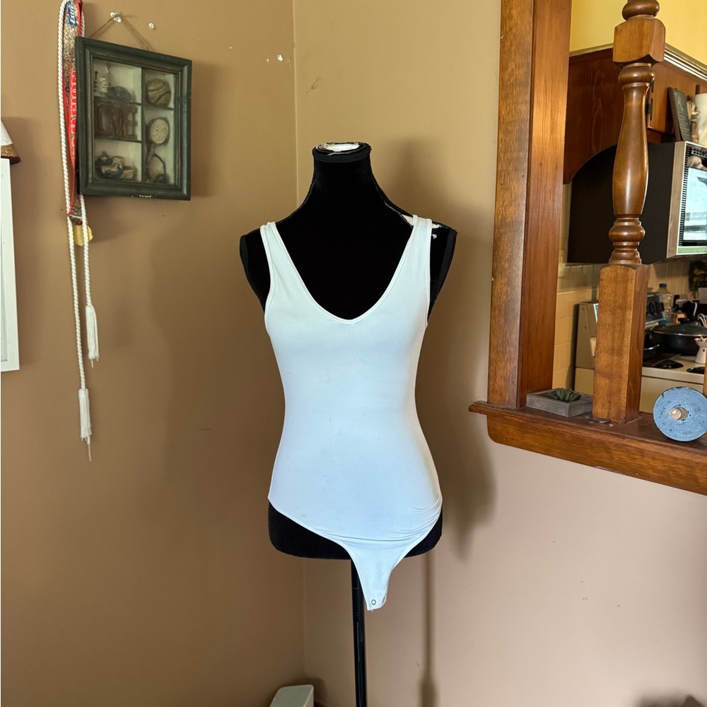 Abercrombie & Fitch White Bodysuit